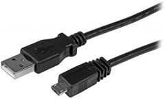 StarTech.com Cable de 50cm Micro USB B a USB A Cargador para Teléfono Móvil Datos USB 2.0 - Macho a Macho - Negro