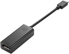 HP USB-C-zu-DP-Adapter Adaptador gráfico USB Negro