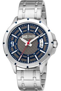 Reloj de pulsera Just Cavalli Just Cavalli Young Maverix - JC1G283M0055 correa color: Gris plata Dial Gris hierro Hombre