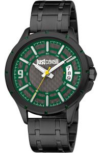 Reloj de pulsera Just Cavalli Just Cavalli Young Maverix - JC1G283M0065 correa color: Negro Dial Gris hierro Hombre