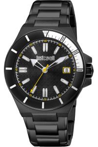 Reloj de pulsera Just Cavalli Just Cavalli Young Swaggy - JC1G318M0085 correa color: Negro Dial Negro Hombre