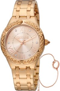 Reloj de pulsera Just Cavalli SET Cucitura - JC1L200M0075 correa color: Oro rosa Dial Oro rosa Hombre