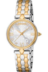 Reloj de pulsera Just Cavalli Glam Chic Donna Leopardo - JC1L254M0085 correa color: Oro amarillo Gris plata Dial Gris plata Hombre