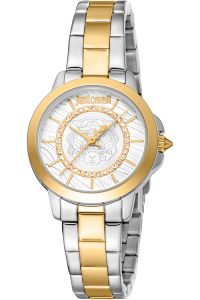 Reloj de pulsera Just Cavalli Just Cavalli Animalier Unapologetic - JC1L279M0055 correa color: Gris plata Oro amarillo Dial Gris plata Mujer