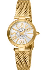 Reloj de pulsera Just Cavalli Glam Chic Modena - JC1L280M0045 correa color: Oro amarillo Dial Gris plata Mujer