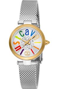 Reloj de pulsera Just Cavalli Glam Chic Modena - JC1L280M0075 correa color: Gris plata Dial Gris plata Mujer