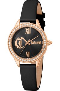 Reloj de pulsera Just Cavalli Just Cavalli Glam Chic Forward - JC1L316L0035 correa color: Negro Dial Negro Mujer