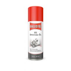 Aceite Baliistol H1, formato Spray 200 ml, ideal para maquinaria y equipos de tratamiento alimentario, incoloro e insaboro, L280