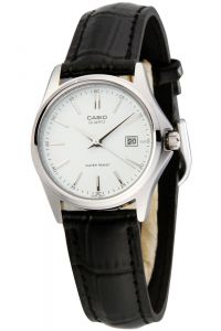 Reloj de pulsera CASIO Collection - LTP-1183E-7A correa color: Negro Dial Blanco Mujer