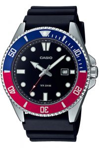 Reloj de pulsera CASIO Collection - MDV-107-1A3VEF correa color: Negro Dial Negro Hombre