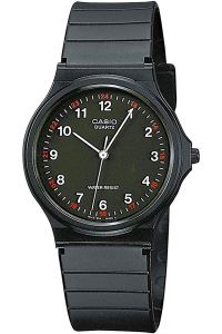 Reloj de pulsera CASIO Collection - MQ-24-1BLLEG correa color: Negro Dial Negro Hombre