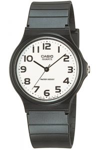 Reloj de pulsera CASIO Collection - MQ-24-7B2LEG correa color: Negro Dial Blanco Hombre