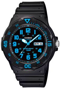 Reloj de pulsera CASIO Collection - MRW-200H-2B correa color: Negro Dial Negro Hombre