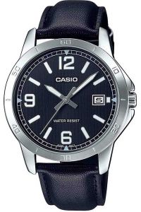 Reloj de pulsera CASIO Collection - MTP-V004L-1B correa color: Negro Dial Negro Hombre