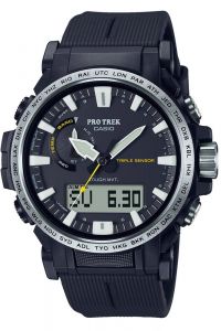 Reloj de pulsera CASIO Pro-Trek - PRW-61-1AER correa color: Negro Dial Negro Hombre