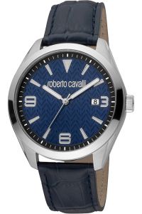 Reloj de pulsera Roberto Cavalli - RC5G048L0025 correa color: Azul noche Dial Azul noche Hombre
