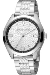 Reloj de pulsera Roberto Cavalli - RC5G048M0045 correa color: Gris plata Dial Gris plata Hombre