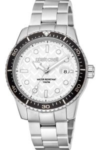 Reloj de pulsera Roberto Cavalli - RC5G084M0015 correa color: Gris plata Dial Gris plata Hombre