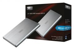 Sweex Carcasa USB 3.0 para disco duro SATA II de 2,5", gran tasa de transferencia