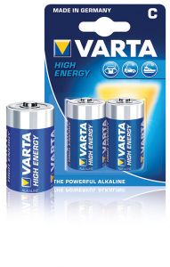 Varta Pilas alcalinas C/LR14 1.5 V High Energy en blíster de 2 pcs