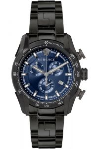 Reloj de pulsera Versace - VE2I00521 correa color: Negro Dial Negro Hombre