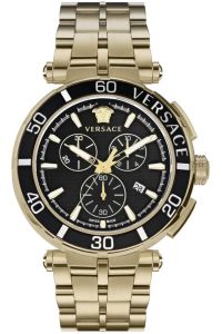 Reloj de pulsera Versace - VE3L00522 correa color: Oro amarillo Dial Negro Hombre
