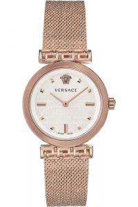 Reloj de pulsera Versace - VELW00620 correa color: Oro rosa Dial Gris plata Mujer