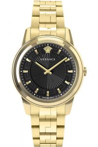 Reloj de pulsera Versace - VEPX01321 correa color: Oro amarillo Dial Negro Mujer