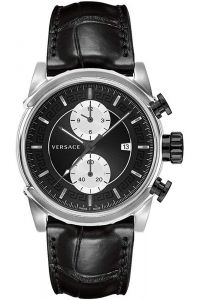 Reloj Versace VEV400119 Acero Inoxidable correa color: Negro Dial Negro Cronógrafo Hombre