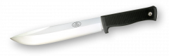 Cuchillo de Supervivencia Fallkniven A2L de  acero laminado VG-10 con hoja de 20,2  cm, mango  Thermorun con funda de cuero