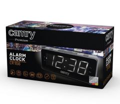 Camry Premium CR 1156 despertador Reloj despertador digital Negro, Gris