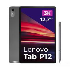 Lenovo Tab P12 128 GB 32,3 cm (12.7") Mediatek 8 GB Wi-Fi 6 (802.11ax) Android 13 Gris