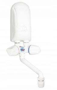 Dafi POZ03130 calentadory hervidor de agua Vertical Sin depósito (instantánea) Blanco