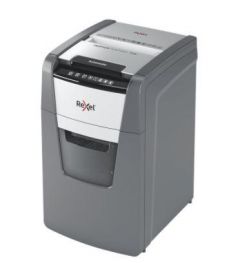 Rexel Optimum AutoFeed+ 130X triturador de papel Corte cruzado 55 dB 22 cm Negro, Plata
