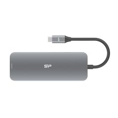 Silicon Power SR30 Acoplamiento USB 3.2 Gen 1 (3.1 Gen 1) Type-C Gris, Metálico