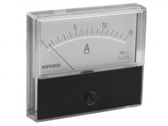Medidor de panel analógico de corriente 15a dc / 70 x 60mm