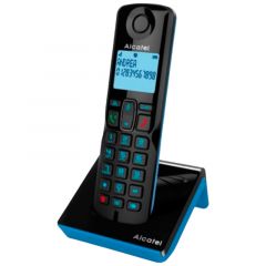 Alcatel S280 SOLO BLUE Teléfono DECT Identificador de llamadas Negro, Azul