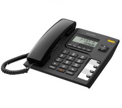 Alcatel T56 Teléfono analógico Identificador de llamadas Negro