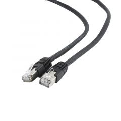 Gembird PP6-1M/BK cable de red Negro Cat6 F/UTP (FTP)