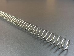Fellowes pack de 100 espirales metálicas plata 20 mm
