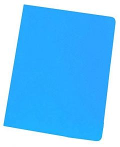 Gio subcarpeta simple cartulina azul intenso a4 250gr -50u-