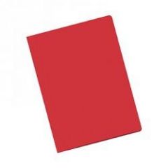 Dohe subcarpeta cartulina rojo intenso folio fastener 180gr -50u-