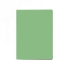 Dohe pack de 50 subcarpetas de cartulina - tamaño folio - ranura para fastener - color verde