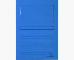 Exacompta 50102E carpeta Caja de cartón Azul A4