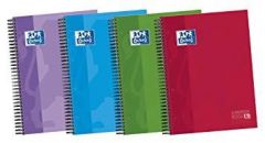 Oxford cuaderno europeanbook 4 microperforado 120 hojas (50% gratis) 5x5 tapas extraduras classic separadores a4+ colores -5u-
