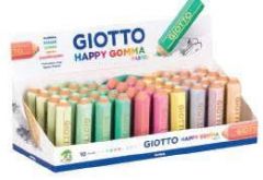 Giotto Happy Gomma goma Caucho Multicolor 40 pieza(s)