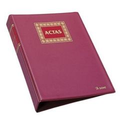 Dohe libro de actas recambiables folio natural 100 hojas