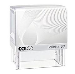 Colop printer 30 g7 18x47mm blanco/azul “no incluye placa de texto personalizada”