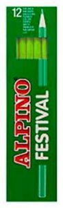 Alpino festival lápices de colores verde claro caja -12u-