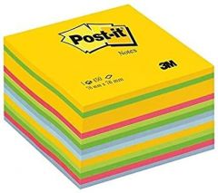 Post-it cubo de notas adhesivas colores ultra  450 hojas 76x76